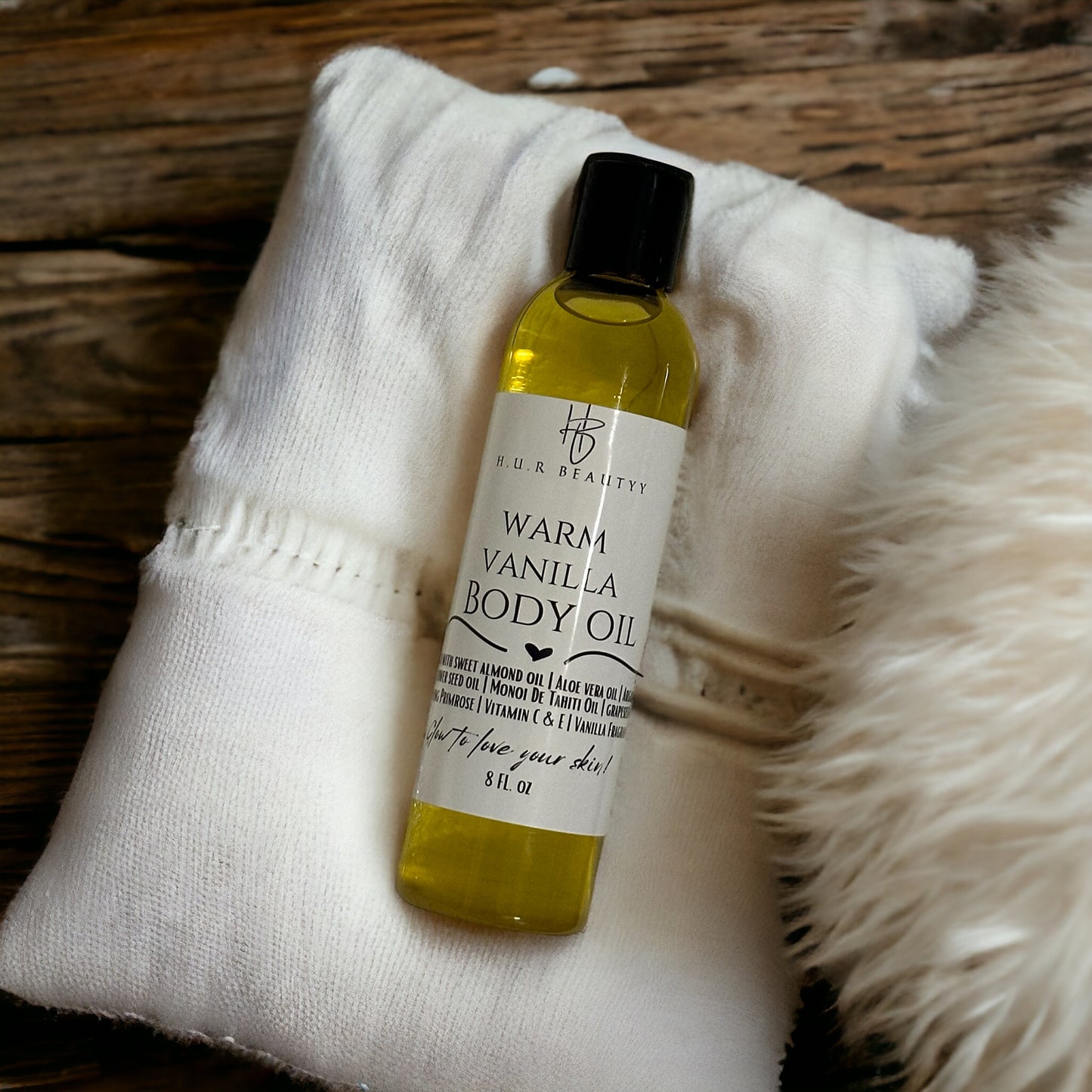 Warm Vanilla Body Oil - 8oz