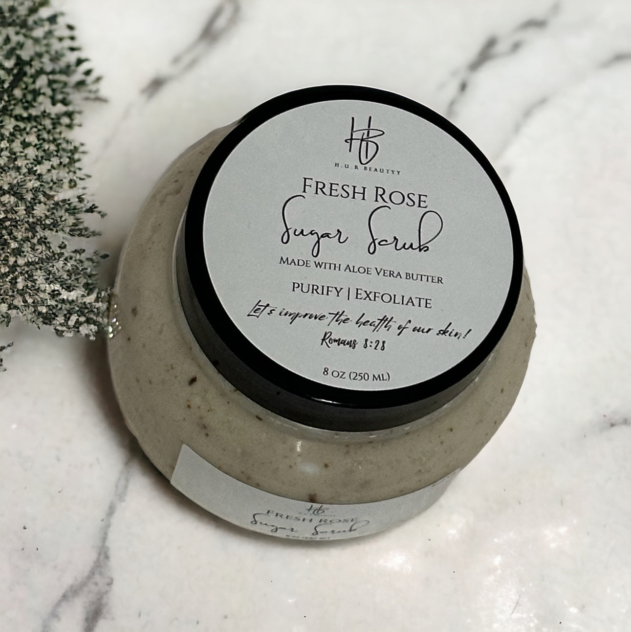Fresh Rose Sugar Scrub
