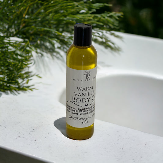 Warm Vanilla Body Oil - 8oz