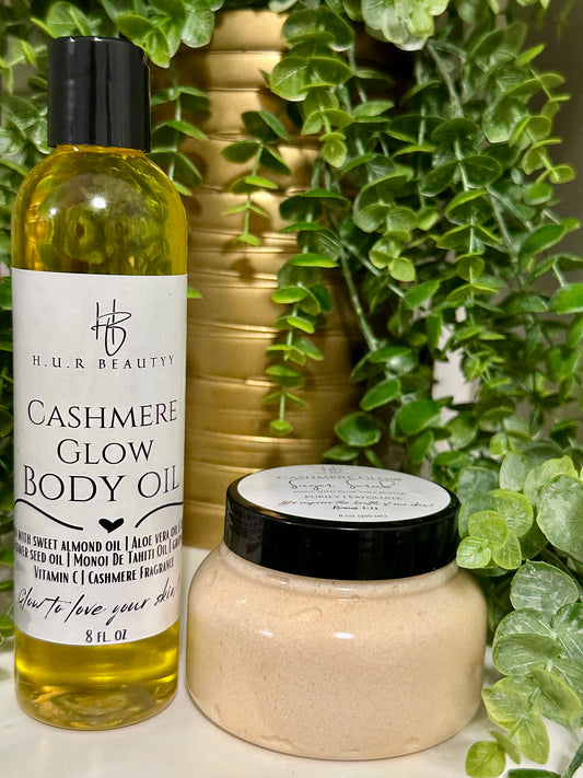 Cashmere Glow Body Oil & Sugar Scrub