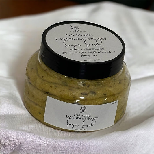 Turmeric | Lavender | Honey Sugar Scrub