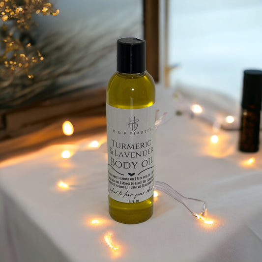 Turmeric & Lavender Body Oil - 8oz
