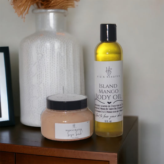 Island Mango Body Oil & Sugar Scrub