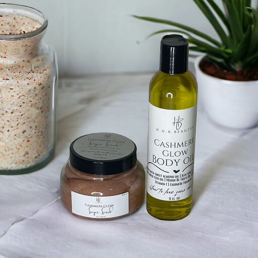 Cashmere Glow Body Oil & Sugar Scrub